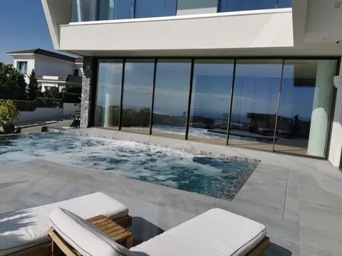 Luxury Villa Panoramic View of sea and mountain, 7 bedrooms in Limassol / Germasogia search for sale For Super Rich