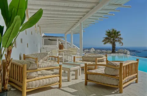 Premium Villa Obssesion Panoramic sea view, helipad, 9 bedrooms in Mykonos buy for sale For Super Rich