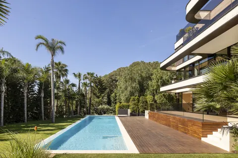 Luxury Villa Panoramic View Sea View, 6 bedrooms in Barcelona CBES1668 for sale For Super Rich