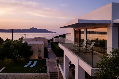 Luxury Villa Panoramic Sea and Mountain views, 5 bedrooms in Crete value for sale For Super Rich