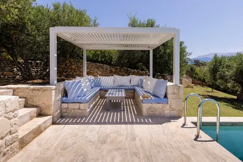 Luxury Villa Panoramic Sea and Mountain views, 5 bedrooms in Crete top for sale For Super Rich