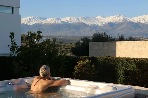 Luxury Villa Panoramic Sea and Mountain views, 5 bedrooms in Crete luxury for sale For Super Rich