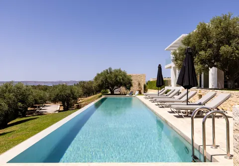 Luxury Villa Panoramic Sea and Mountain views, 5 bedrooms in Crete unique for sale For Super Rich