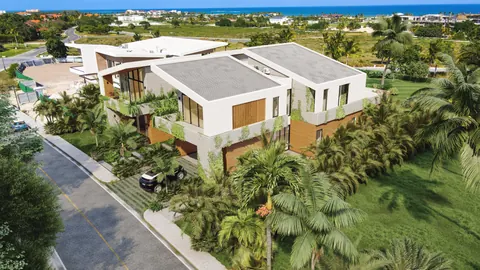 Contemporary Villa Paradisiacal views BBQ and pool areas, 6 bedrooms in Cap Cana search for sale For Super Rich