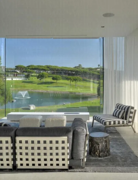 Premium Villa Golf View infinity pool with cascading water, 5 bedrooms in Algarve property for sale For Super Rich