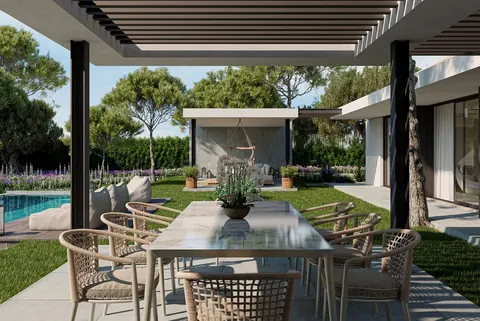 Modern House Golf View, 12-meter swimming pool, 6 bedrooms in Algarve New for sale For Super Rich