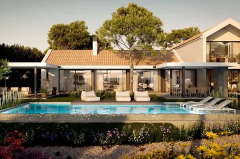 Modern House Golf View, 12-meter swimming pool, 6 bedrooms in Algarve