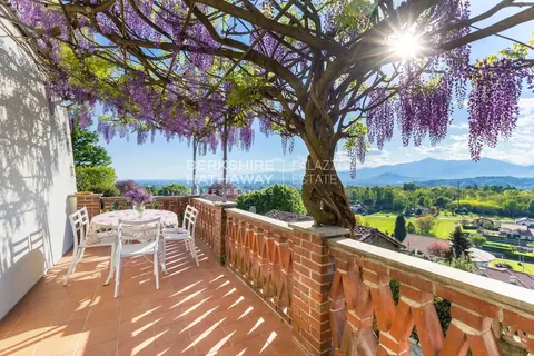 Century Castle with charming little church, inside the park, multiples bedrooms in Torre Canavese - Piedmont photos for sale For Super Rich