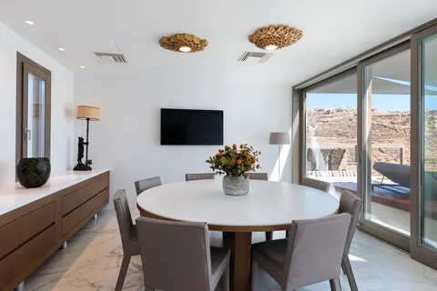 Luxury Villa Alegria Sea View with 120m2 Infinity pool, 7 bedrooms in Mykonos value for sale For Super Rich