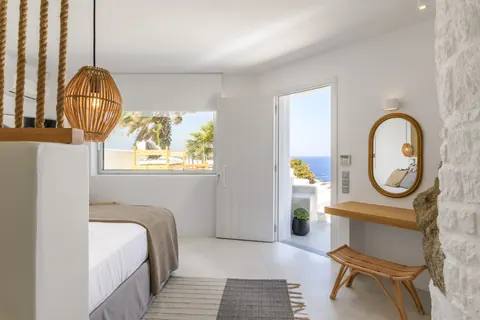 Elegant Villa Breathtaking panoramic sea views Pool, BBQ, Jacuzzi, terraces, 8 bedrooms in Mykonos luxury for sale For Super Rich