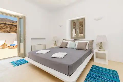 Luxury Villa Mariposa panoramic views of Aegean blue, 8 bedrooms in Mykonos top for sale For Super Rich