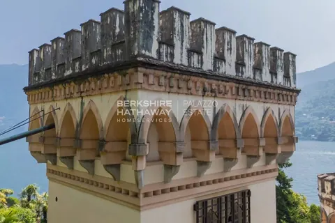 Century Castle Castello Thomson, 8 bedrooms in Carate Urio - Lake Como property for sale For Super Rich