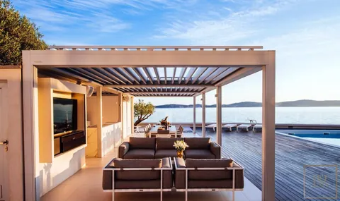 Premium Villa Beach Front private exit to the sea and beach, 6 bedrooms in Zadar exclusive for sale For Super Rich