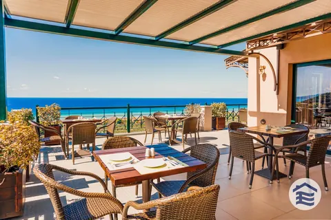 Luxury Hotel Spa centre including hammam, jaccuzzi, sauna views of the Messinian Gulf, 33 bedrooms in Peloponnese search for sale For Super Rich