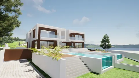 Contemporary Villa Garden and infinity pool 3 floors, 4 bedrooms in Setubal, Grândola photo for sale For Super Rich