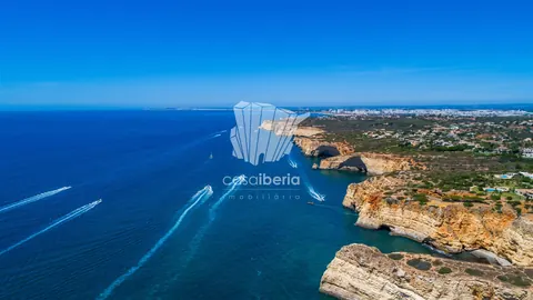 Design Villa Beach Front incredible sea views, 3 bedrooms in Lagoa - Algarve property for sale For Super Rich