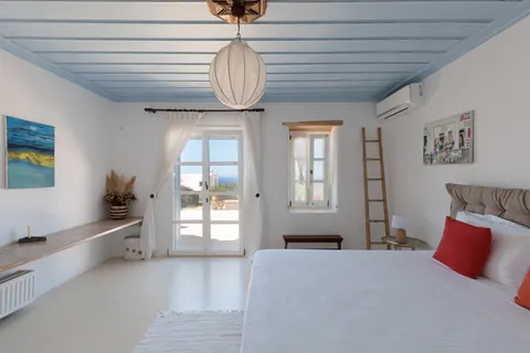 Luxury Villa Sea Salt mountain and panoramic sea view, 5 bedrooms in Tourlos - Mykonos image for sale For Super Rich