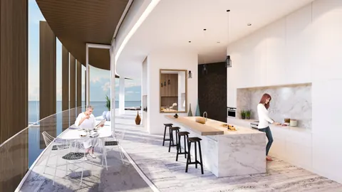 Luxury Penthouse Beach Front 25th-Floor Twisted Tower, 6 bedrooms in Ayia Napa real estate for sale For Super Rich