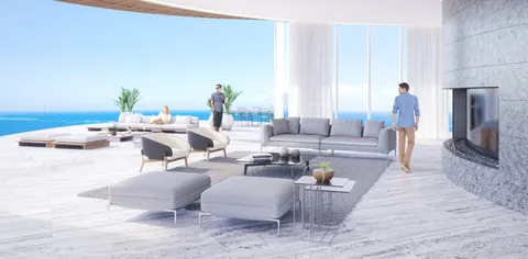 Luxury Penthouse Beach Front 25th-Floor Twisted Tower, 6 bedrooms in Ayia Napa luxury for sale For Super Rich