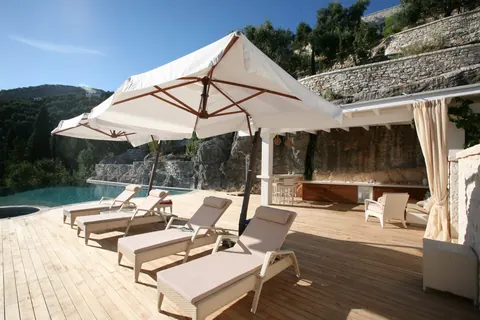 Luxury Villa Private beach access Waterfront, 5 bedrooms in Kentroma - Corfu ads for sale For Super Rich