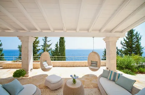 Luxury Villa Private beach access Waterfront, 5 bedrooms in Kentroma - Corfu ultra luxury for sale For Super Rich