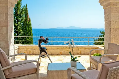 Luxury Villa Private beach access Waterfront, 5 bedrooms in Kentroma - Corfu real estate for sale For Super Rich