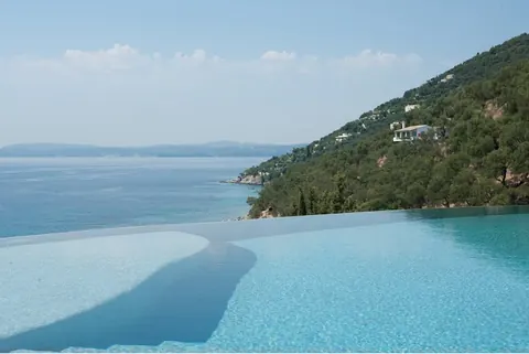 Luxury Villa Private beach access Waterfront, 5 bedrooms in Kentroma - Corfu available for sale For Super Rich