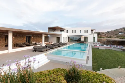 Luxury Villa Alegria Sea View with 120m2 Infinity pool, 7 bedrooms in Mykonos New for sale For Super Rich
