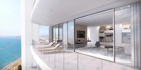 Luxury Apartment Beach Front Panoramic View, 4 bedrooms in Limassol