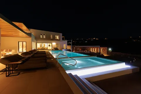Luxury Villa Alegria Sea View with 120m2 Infinity pool, 7 bedrooms in Mykonos properties for sale For Super Rich