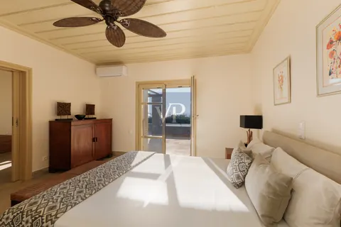 Architectural Villa Wild Blue private heated pool, panoramic views of the sea and sunset, 6 bedrooms in Tourlos - Mykonos top for sale For Super Rich