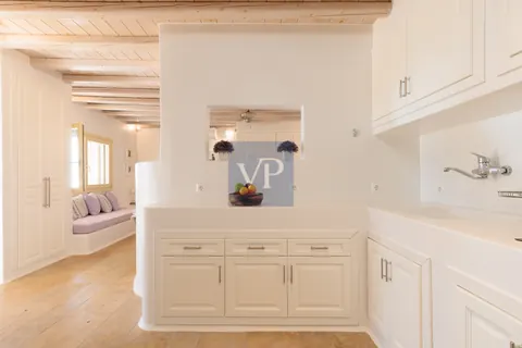 Architectural Villa Wild Blue private heated pool, panoramic views of the sea and sunset, 6 bedrooms in Tourlos - Mykonos luxury for sale For Super Rich