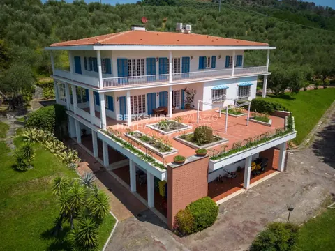 Colonial-style House Panoramic View 10-hectare park, 6 bedrooms in Massarosa Classified ads for sale For Super Rich