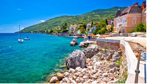 Elegant Villa Beach Front 1st line to the sea, 13 bedrooms in Opatija buy for sale For Super Rich