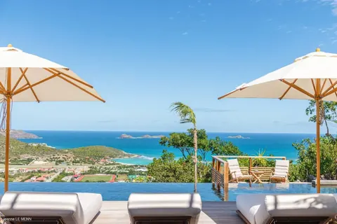 High-end Villa Never Say Never Panoramic Sea and Mountain views, 4 bedrooms in St Barth
