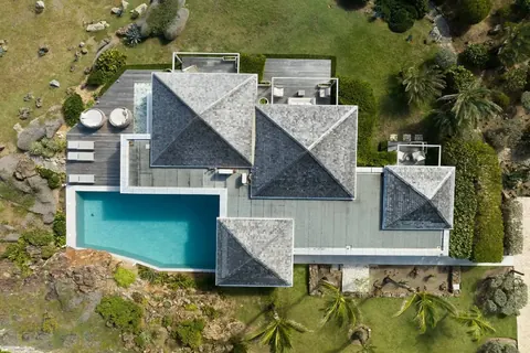 Luxury Villa Casa del Mar Panoramic sea views, 6 bedrooms in Petit Cul de Sac- St Barth real estate for sale For Super Rich
