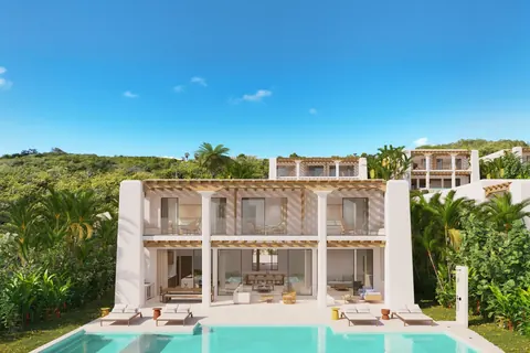 Architectural Villa M-House D1 - Lot 2 Beachfront, 5 bedrooms in Blue Mountain - Providenciales top for sale For Super Rich