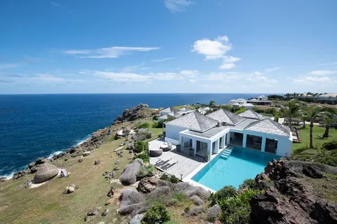 Luxury Villa Casa del Mar Panoramic sea views, 6 bedrooms in Petit Cul de Sac- St Barth luxury for sale For Super Rich