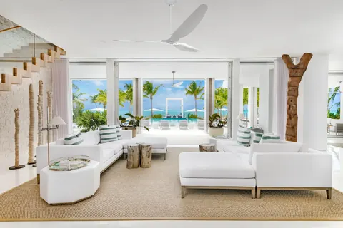 Architectural Villa Sea View 50 PRINCE OF WALES DRIVE, 7 bedrooms in Leeward - Providenciales real estate for sale For Super Rich