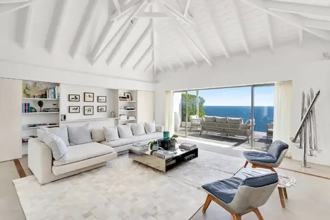 Luxury Villa Casa del Mar Panoramic sea views, 6 bedrooms in Petit Cul de Sac- St Barth ultra luxury for sale For Super Rich