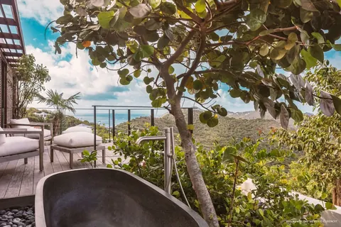 High-end Villa Never Say Never Panoramic Sea and Mountain views, 4 bedrooms in St Barth luxury for sale For Super Rich