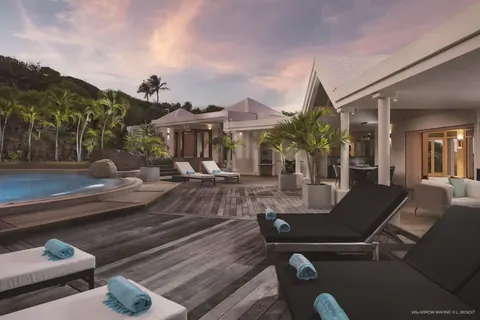 Luxury Villa Arrow Sea and Marigot Bay Views, 4 bedrooms in St Barth Classified ads for sale For Super Rich
