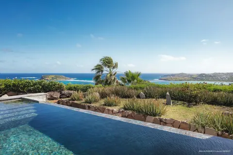 Luxury Villa Arrow Sea and Marigot Bay Views, 4 bedrooms in St Barth best for sale For Super Rich