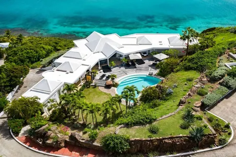 Luxury Villa Arrow Sea and Marigot Bay Views, 4 bedrooms in St Barth