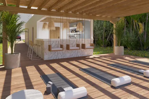 Architectural Villa M-House D1 - Lot 2 Beachfront, 5 bedrooms in Blue Mountain - Providenciales exclusive for sale For Super Rich