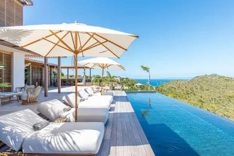 High-end Villa Never Say Never Panoramic Sea and Mountain views, 4 bedrooms in St Barth Used for sale For Super Rich
