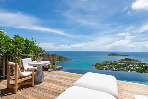 Luxury Villa Manoir Voltaire Panoramic sea views and Marigot Bay, 9 bedrooms in St Barth search for sale For Super Rich