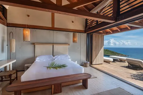 Luxury Villa Manoir Voltaire Panoramic sea views and Marigot Bay, 9 bedrooms in St Barth unique for sale For Super Rich