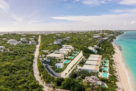 Architectural Villa M-House D1 - Lot 2 Beachfront, 5 bedrooms in Blue Mountain - Providenciales image for sale For Super Rich