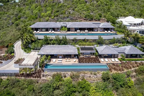Luxury Villa Manoir Voltaire Panoramic sea views and Marigot Bay, 9 bedrooms in St Barth